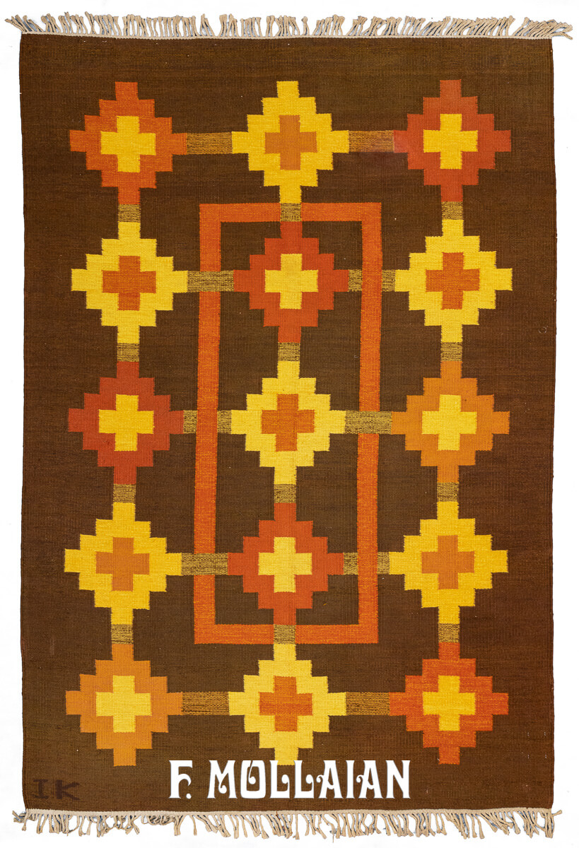 Scandinavian Rollakan Swedish Rug n°:996408